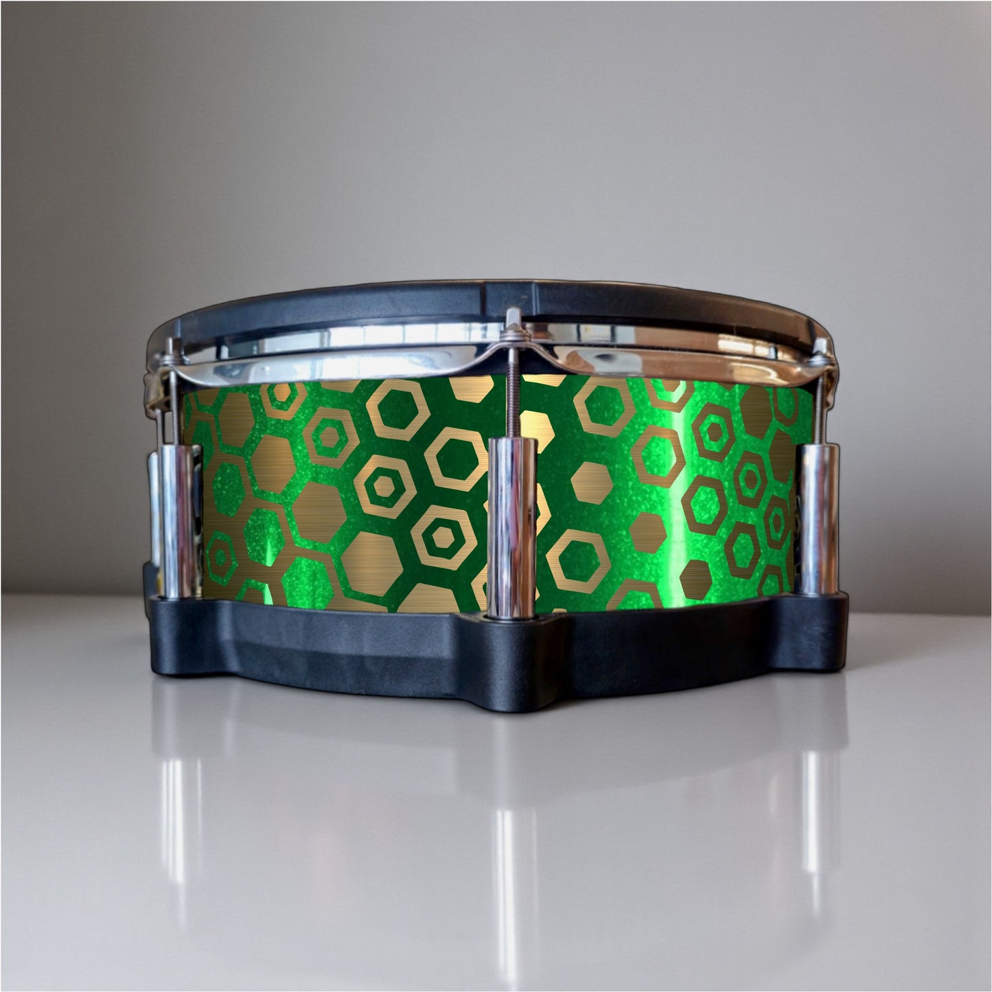 Hexagonal Fade Drum Wrap