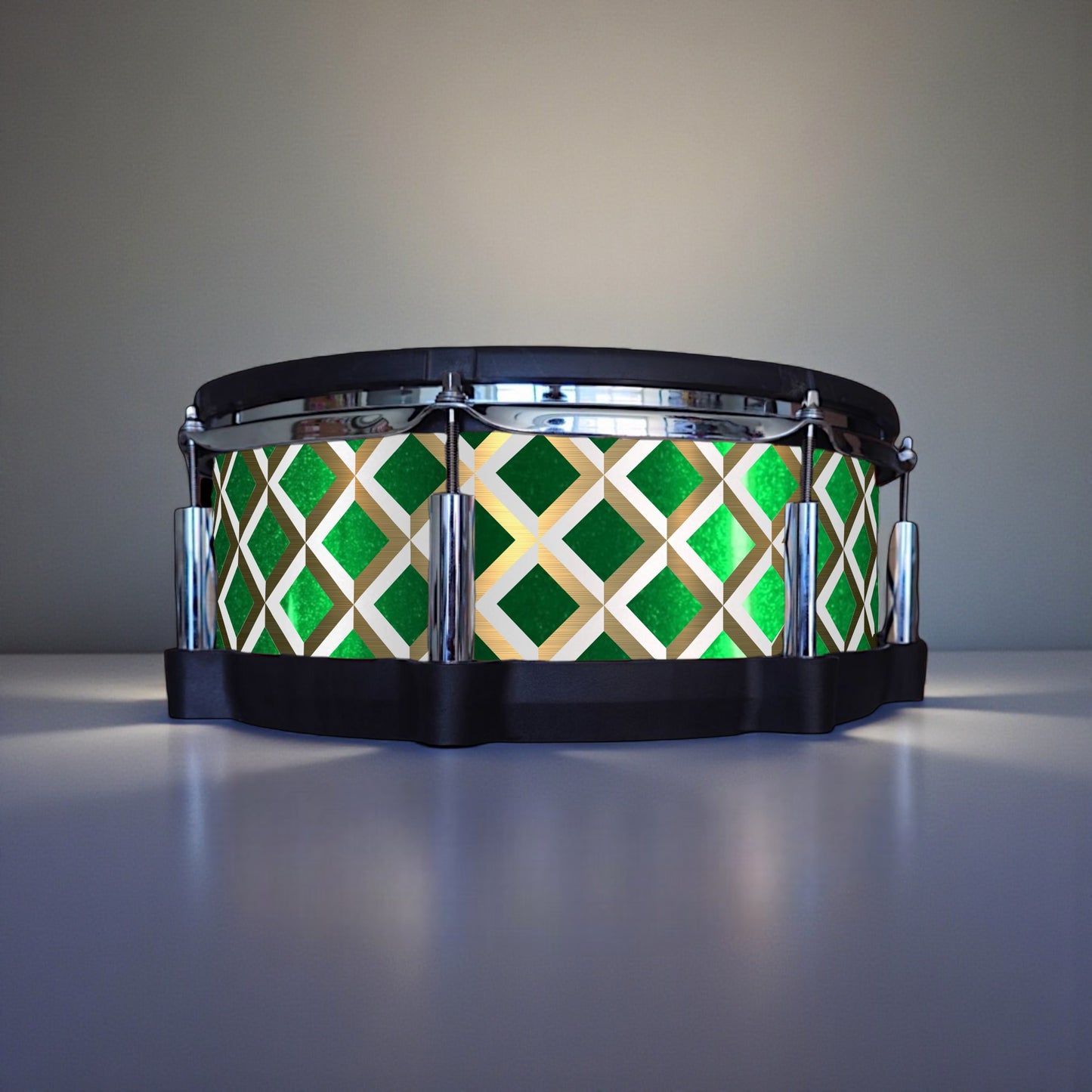 3D Tile Drum Wrap (White Base)