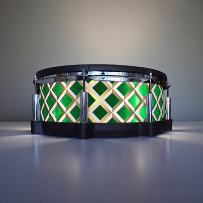 3D Tile Drum Wrap (White Base)