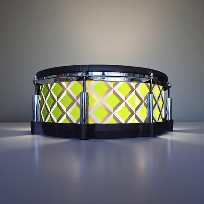 3D Tile Drum Wrap (White Base)