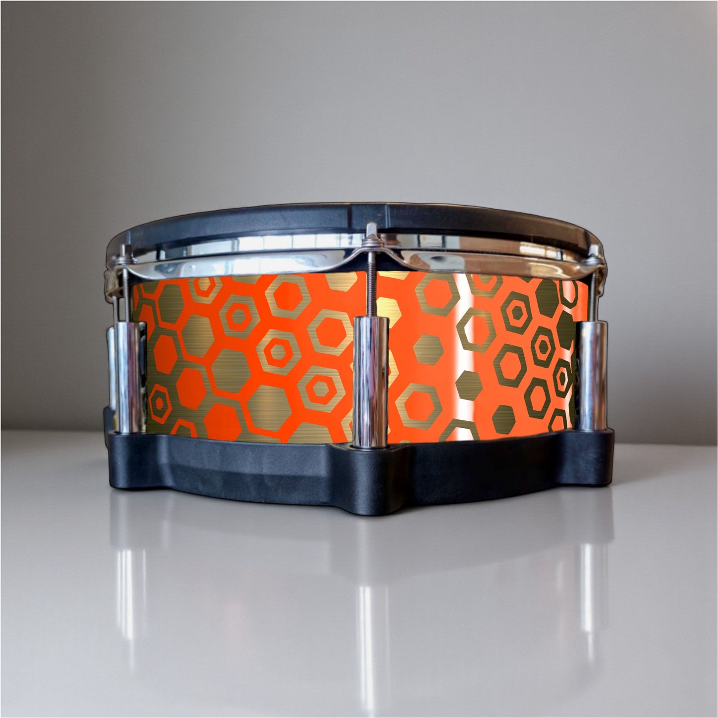 Hexagonal Fade Drum Wrap