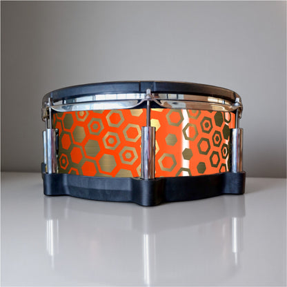 Hexagonal Fade Drum Wrap