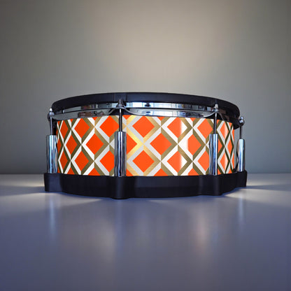 3D Tile Drum Wrap (White Base)