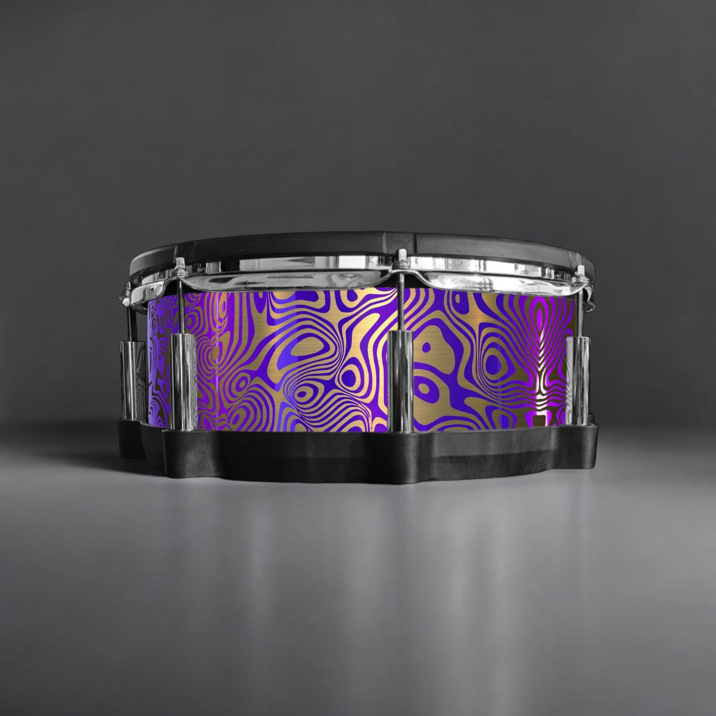 Psychedelic Swirl Drum Wrap