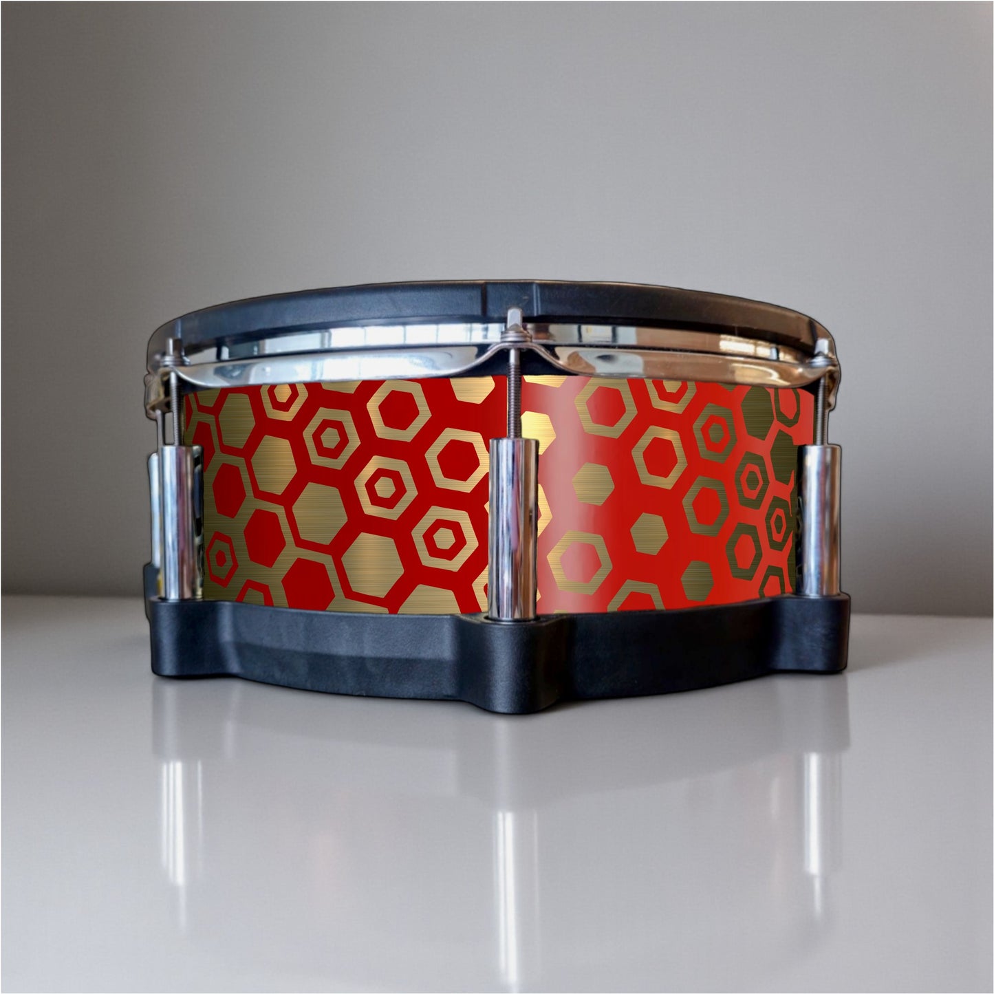 Hexagonal Fade Drum Wrap