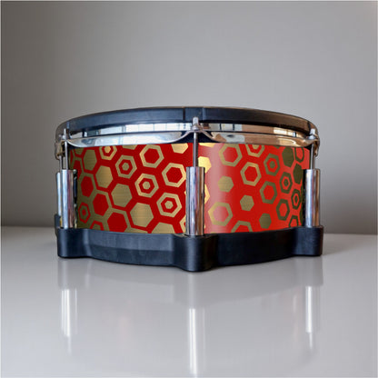 Hexagonal Fade Drum Wrap