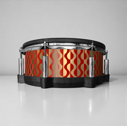 Negative Circles Drum Wrap