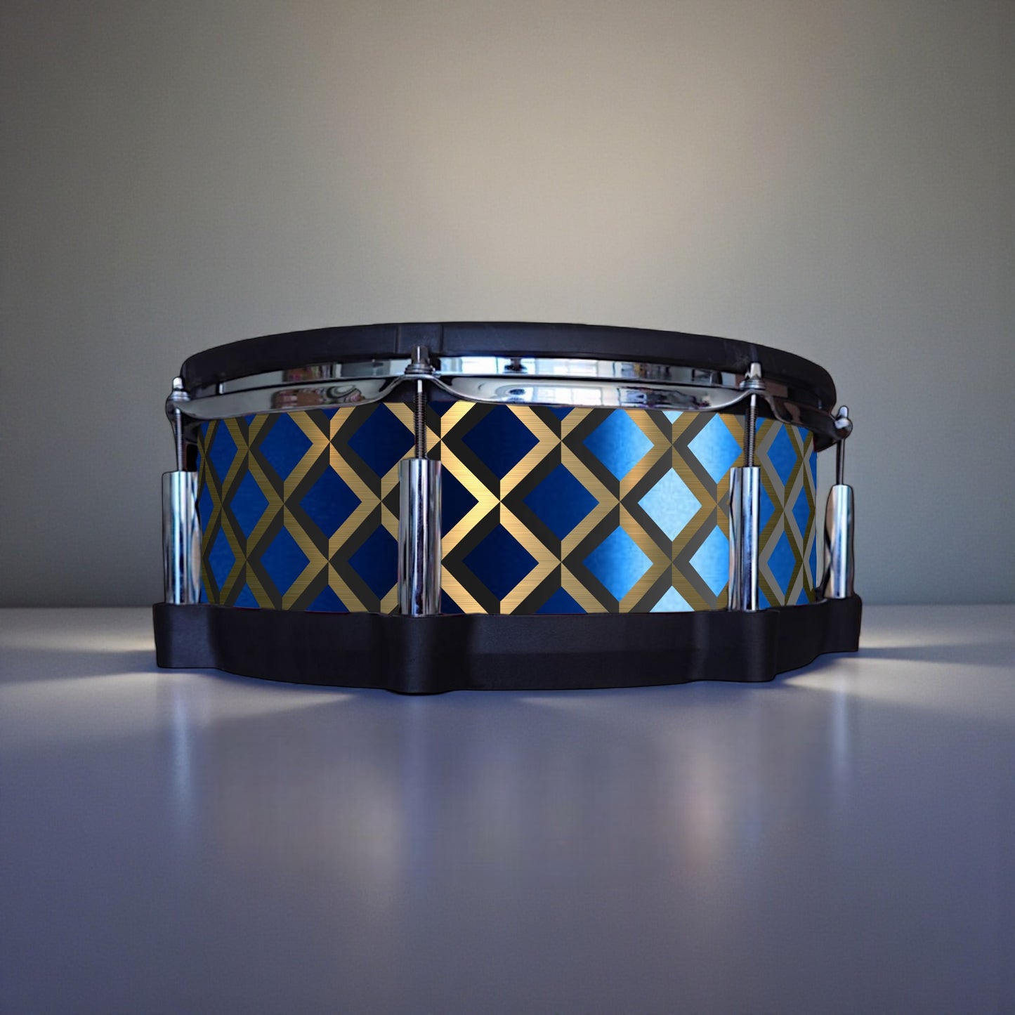 3D Tile Drum Wrap (Black Base)