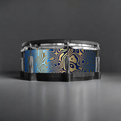 Psychedelic Swirl Drum Wrap