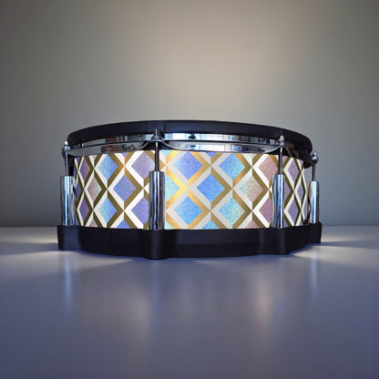 3D Tile Drum Wrap (White Base)