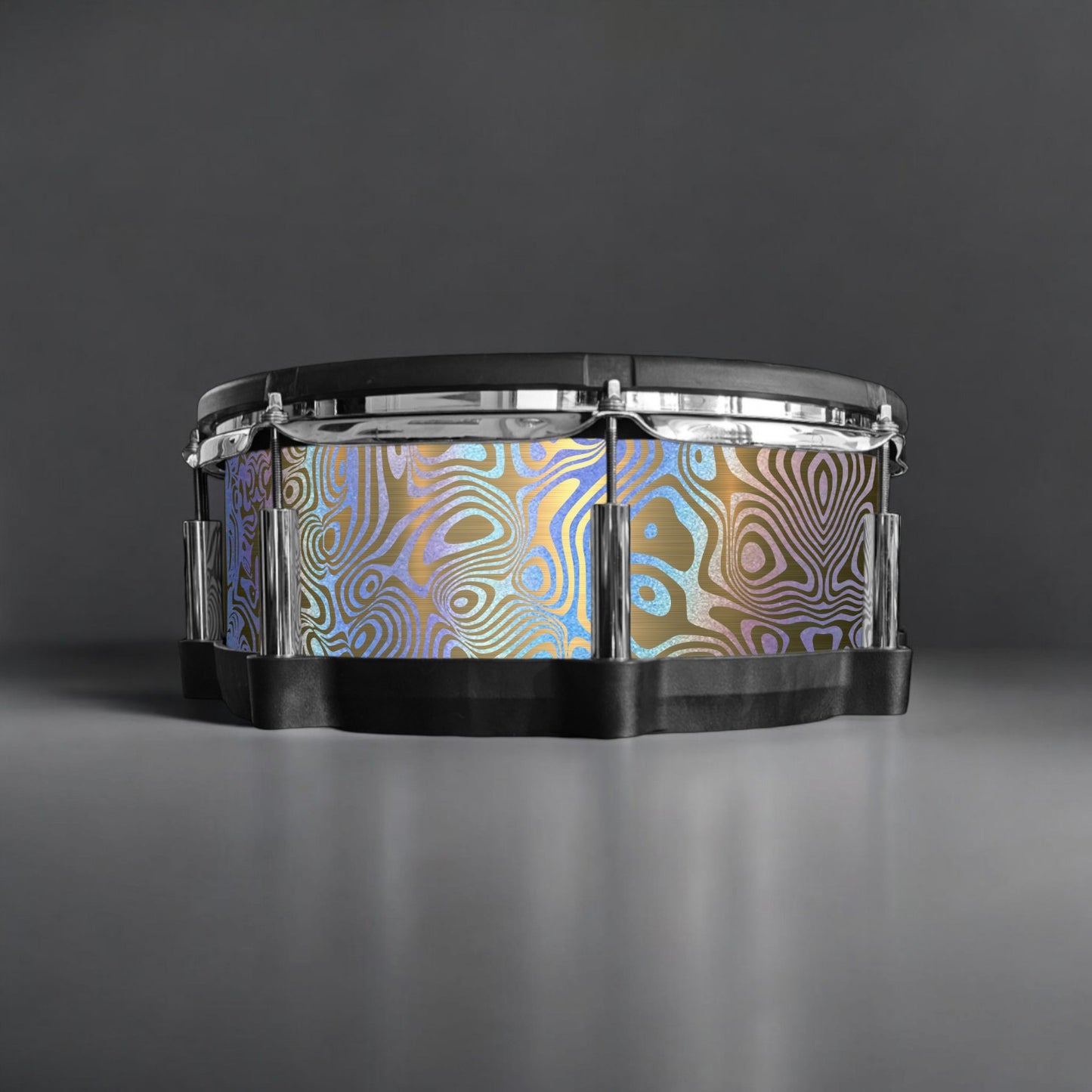 Psychedelic Swirl Drum Wrap