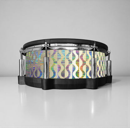 Negative Circles Drum Wrap