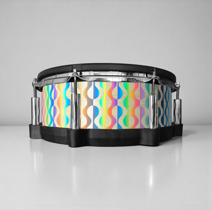 Negative Circles Drum Wrap