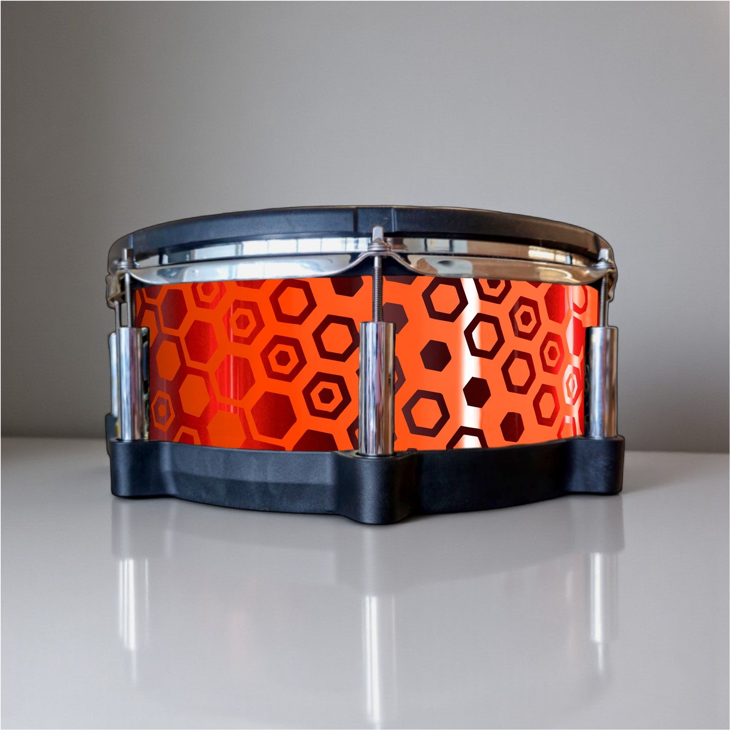 Hexagonal Fade Drum Wrap