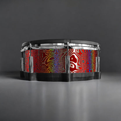 Psychedelic Swirl Drum Wrap