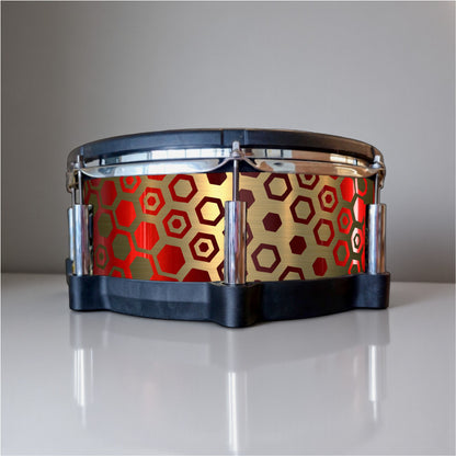 Hexagonal Fade Drum Wrap