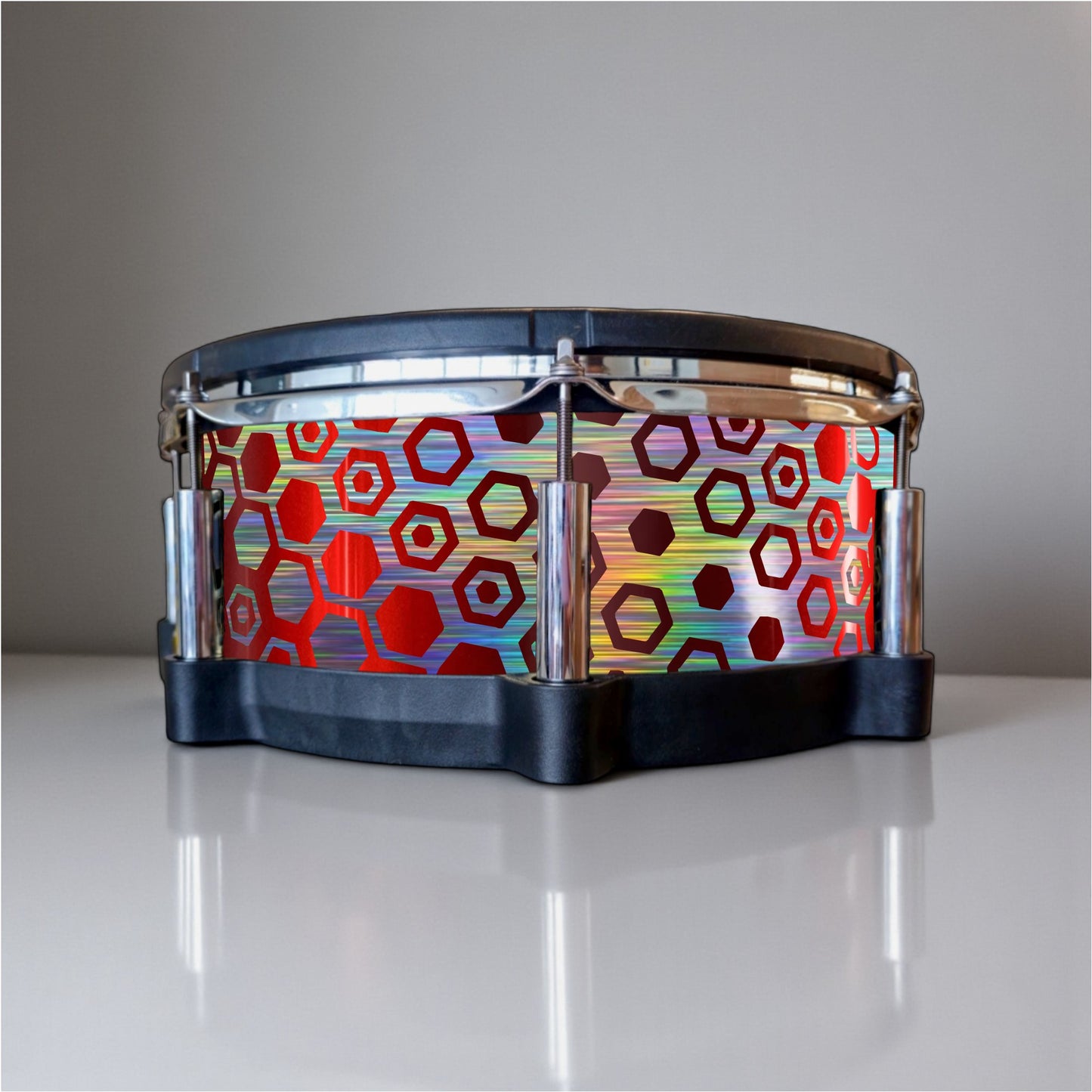 Hexagonal Fade Drum Wrap