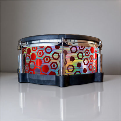 Hexagonal Fade Drum Wrap