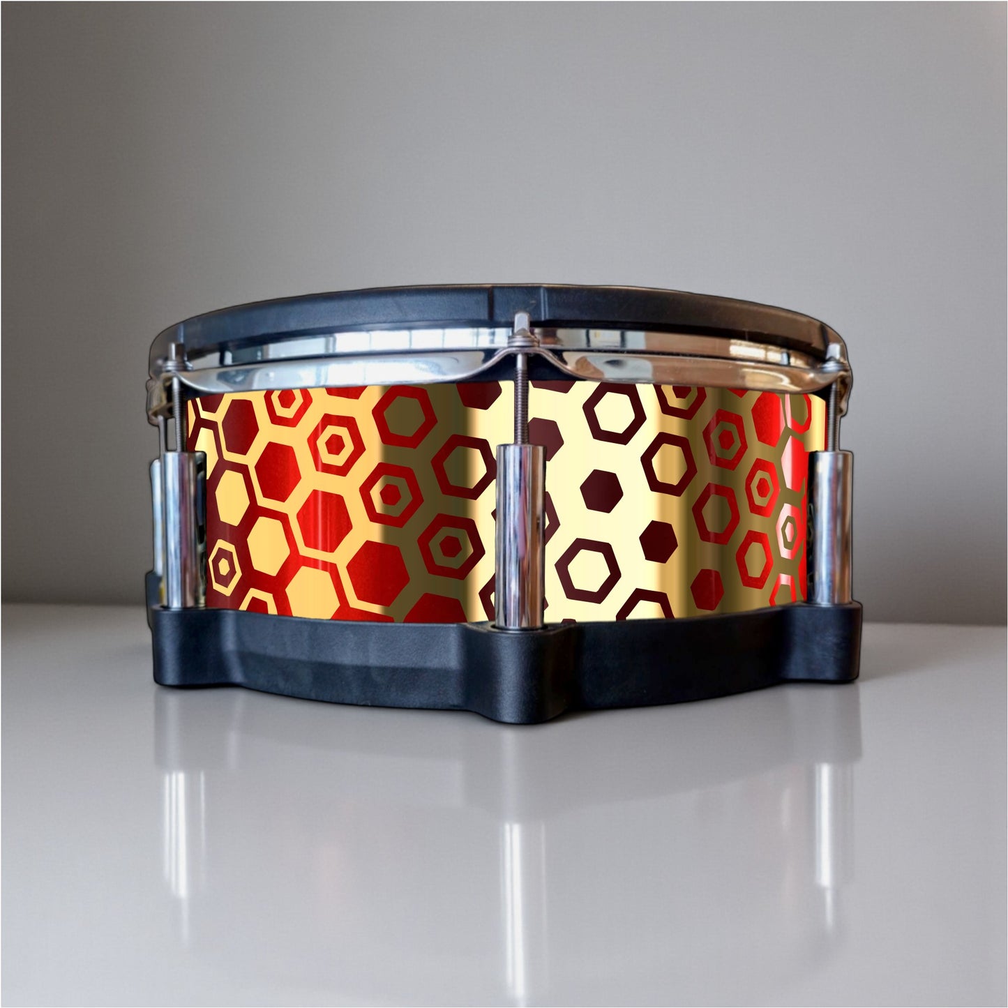 Hexagonal Fade Drum Wrap