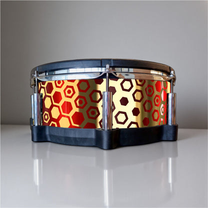 Hexagonal Fade Drum Wrap