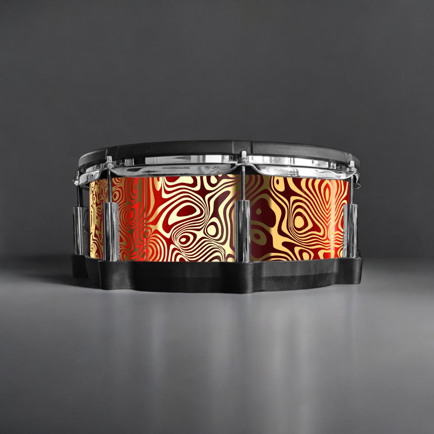 Psychedelic Swirl Drum Wrap