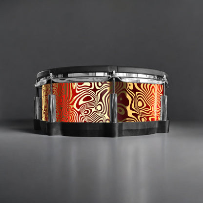 Psychedelic Swirl Drum Wrap