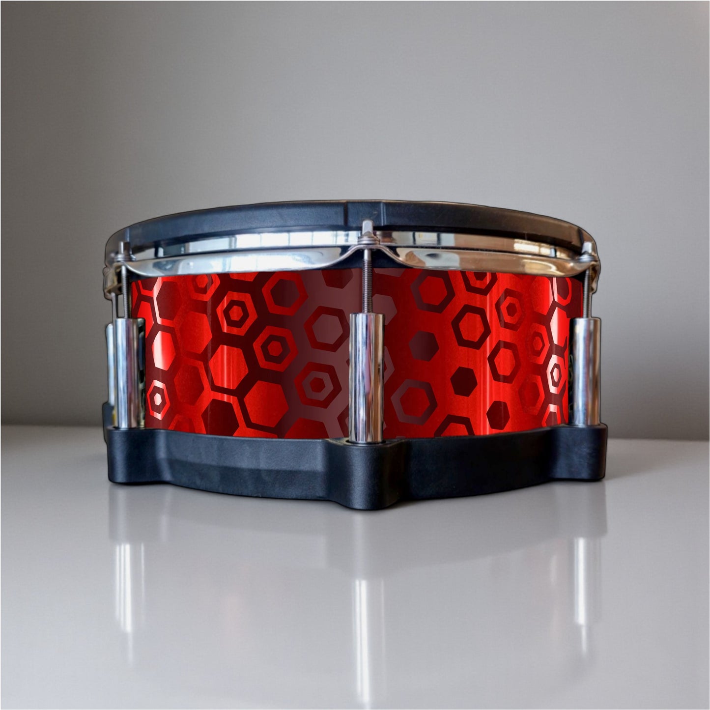 Hexagonal Fade Drum Wrap