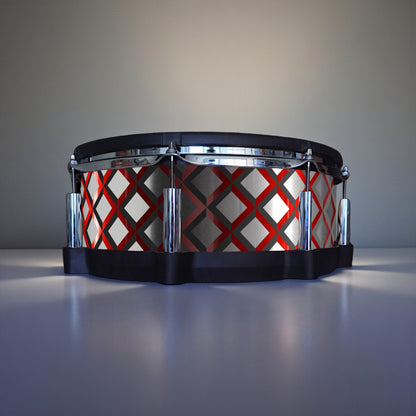 3D Tile Drum Wrap (Black Base)