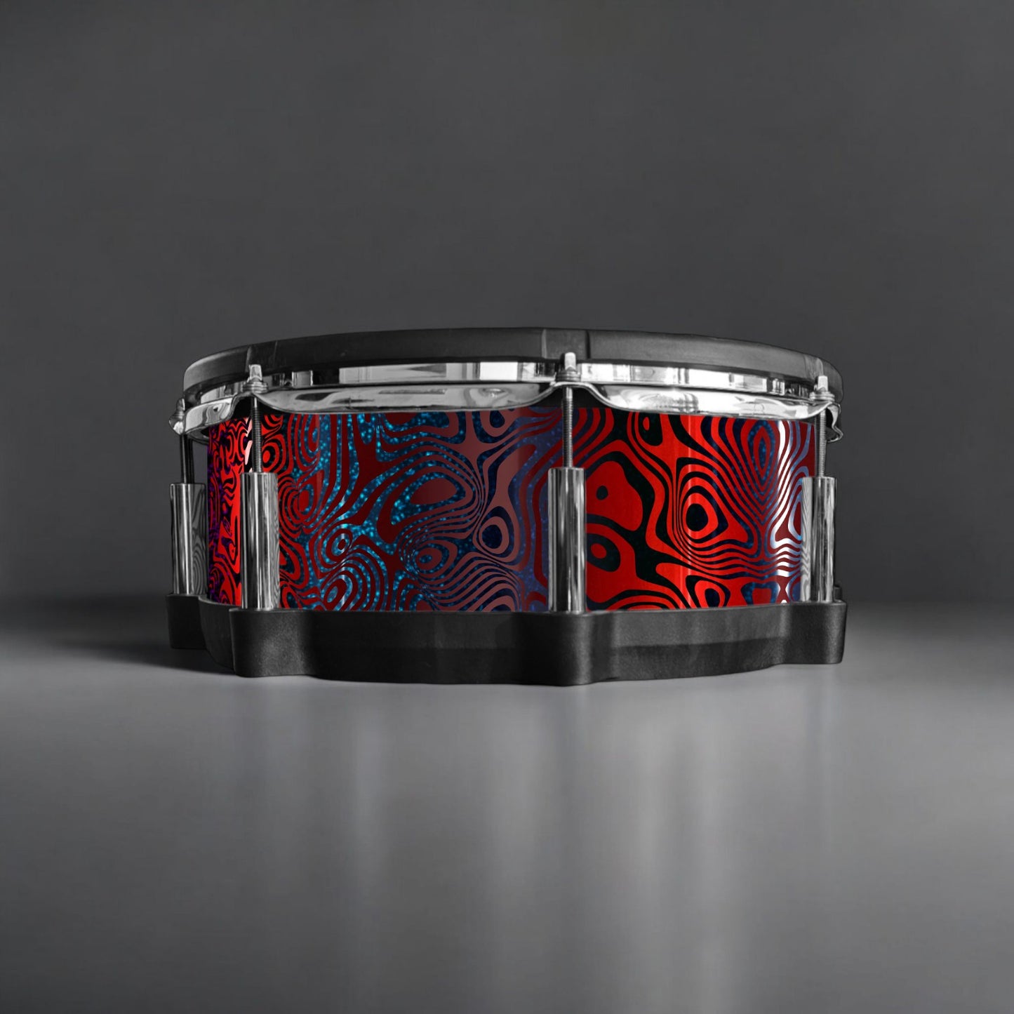 Psychedelic Swirl Drum Wrap