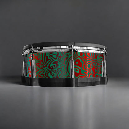 Psychedelic Swirl Drum Wrap