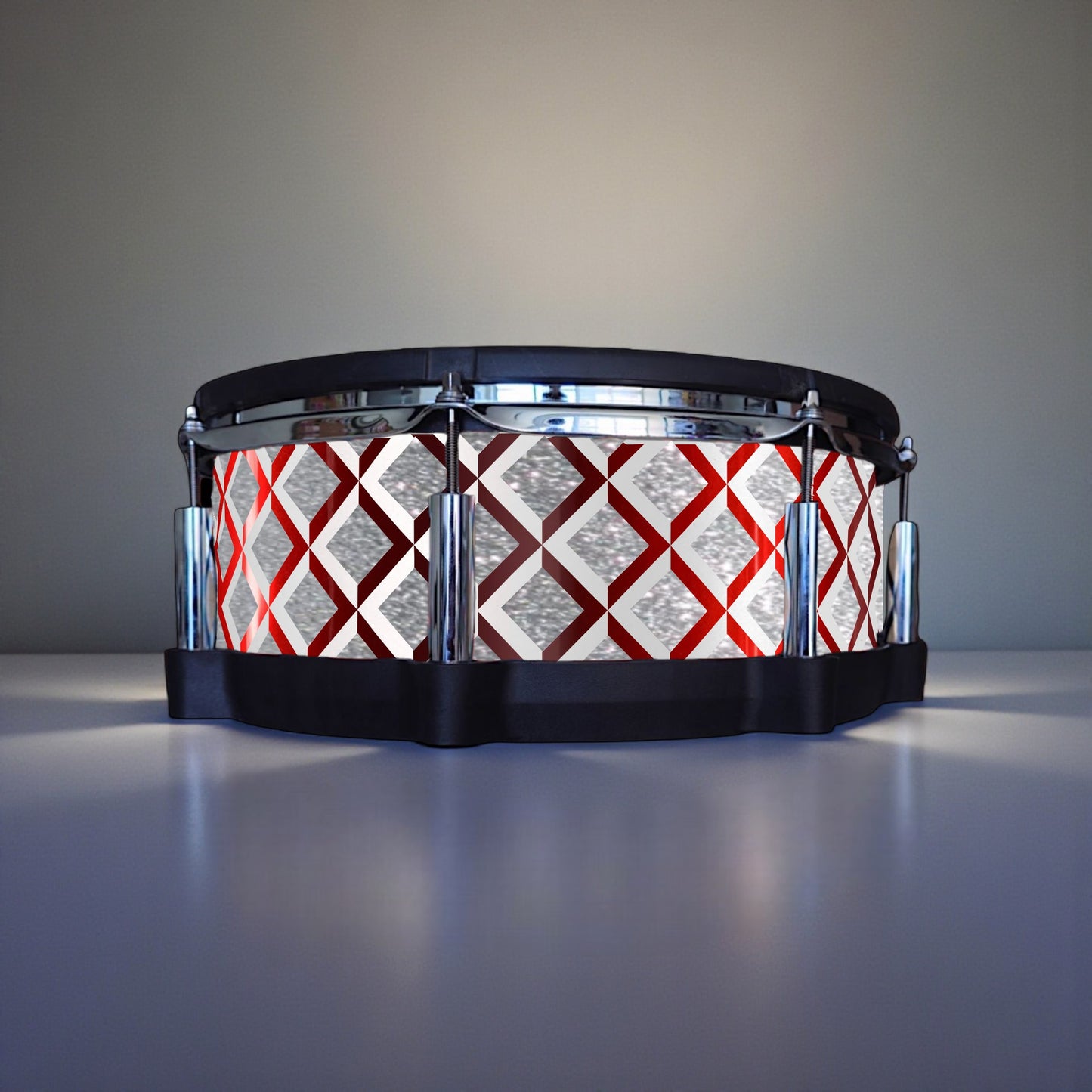 3D Tile Drum Wrap (White Base)