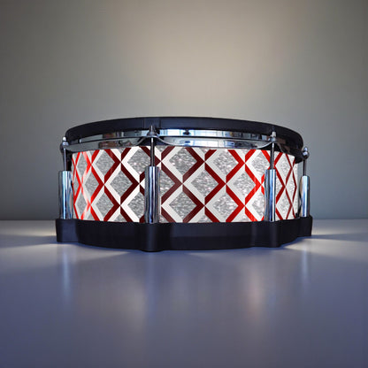 3D Tile Drum Wrap (White Base)