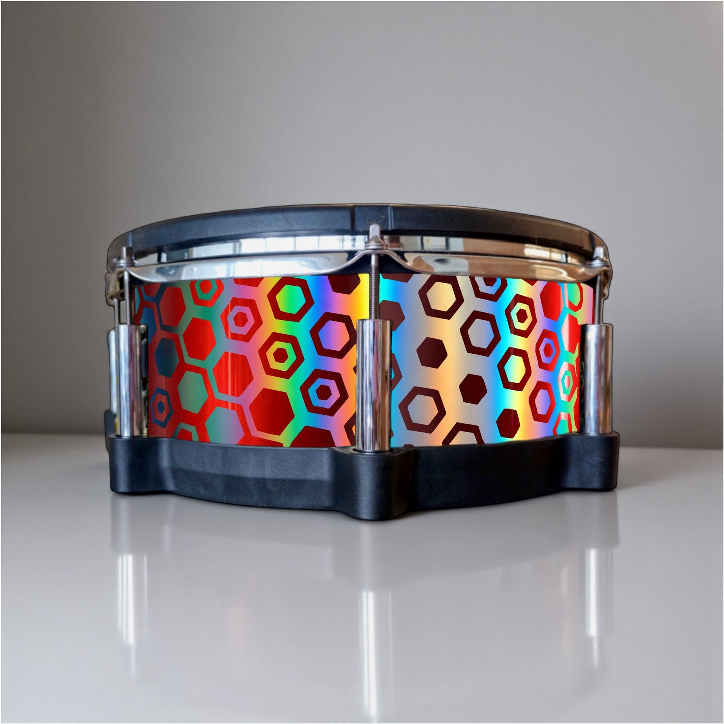 Hexagonal Fade Drum Wrap