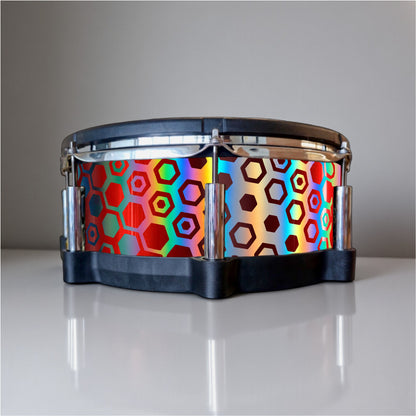 Hexagonal Fade Drum Wrap
