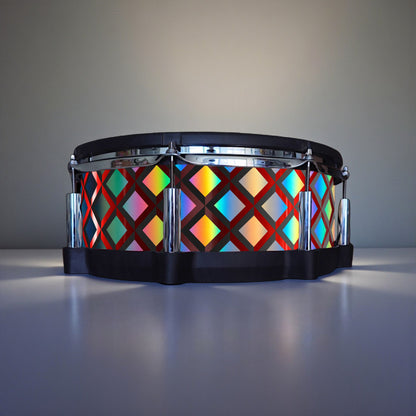 3D Tile Drum Wrap (Black Base)