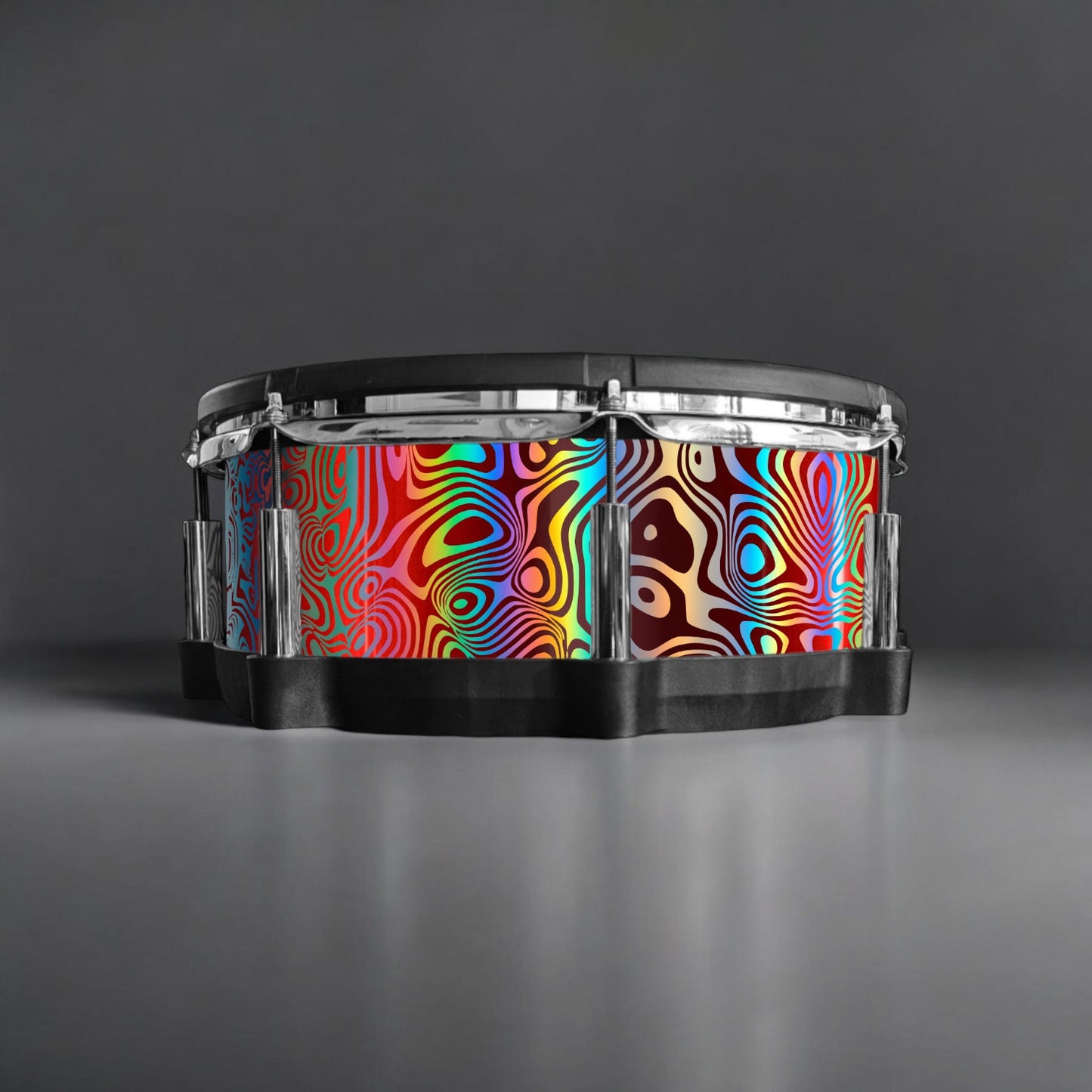 Psychedelic Swirl Drum Wrap