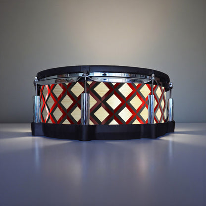 3D Tile Drum Wrap (Black Base)