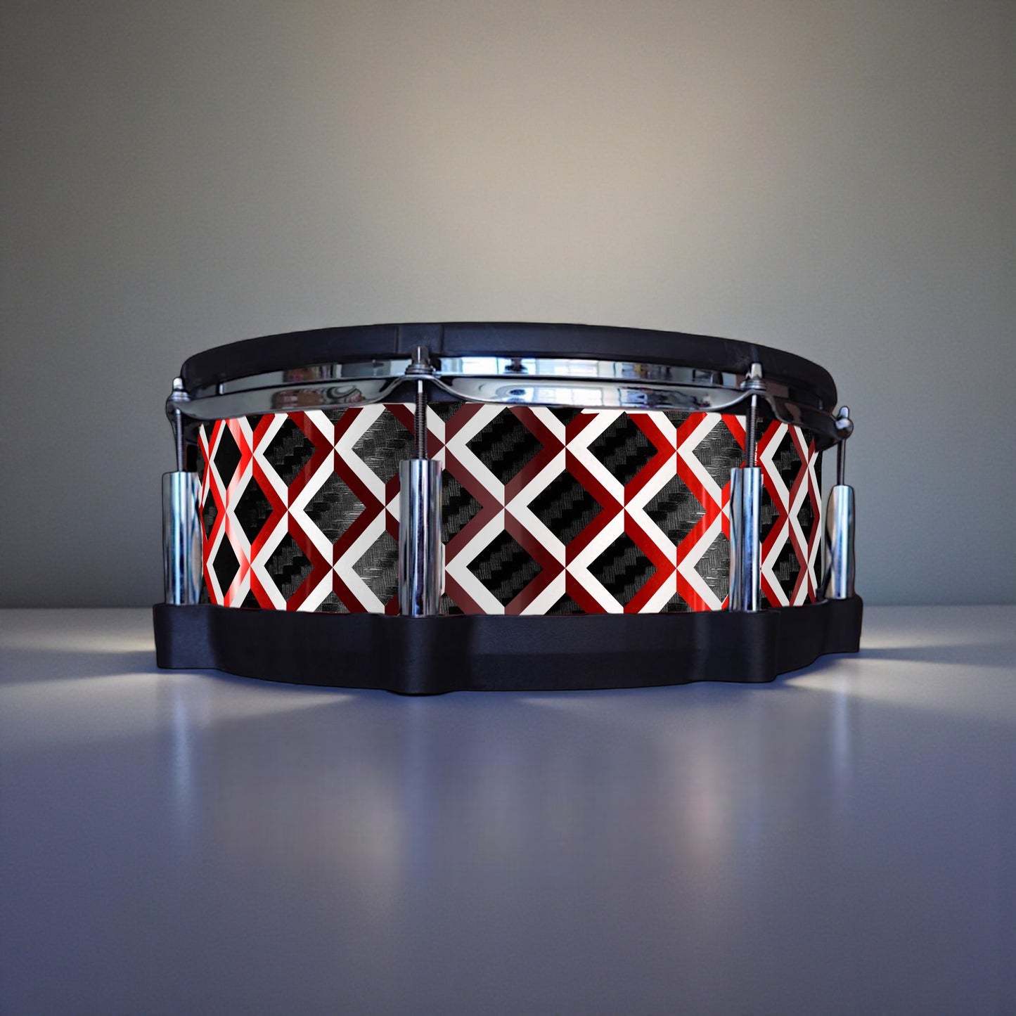 3D Tile Drum Wrap (White Base)