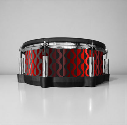 Negative Circles Drum Wrap