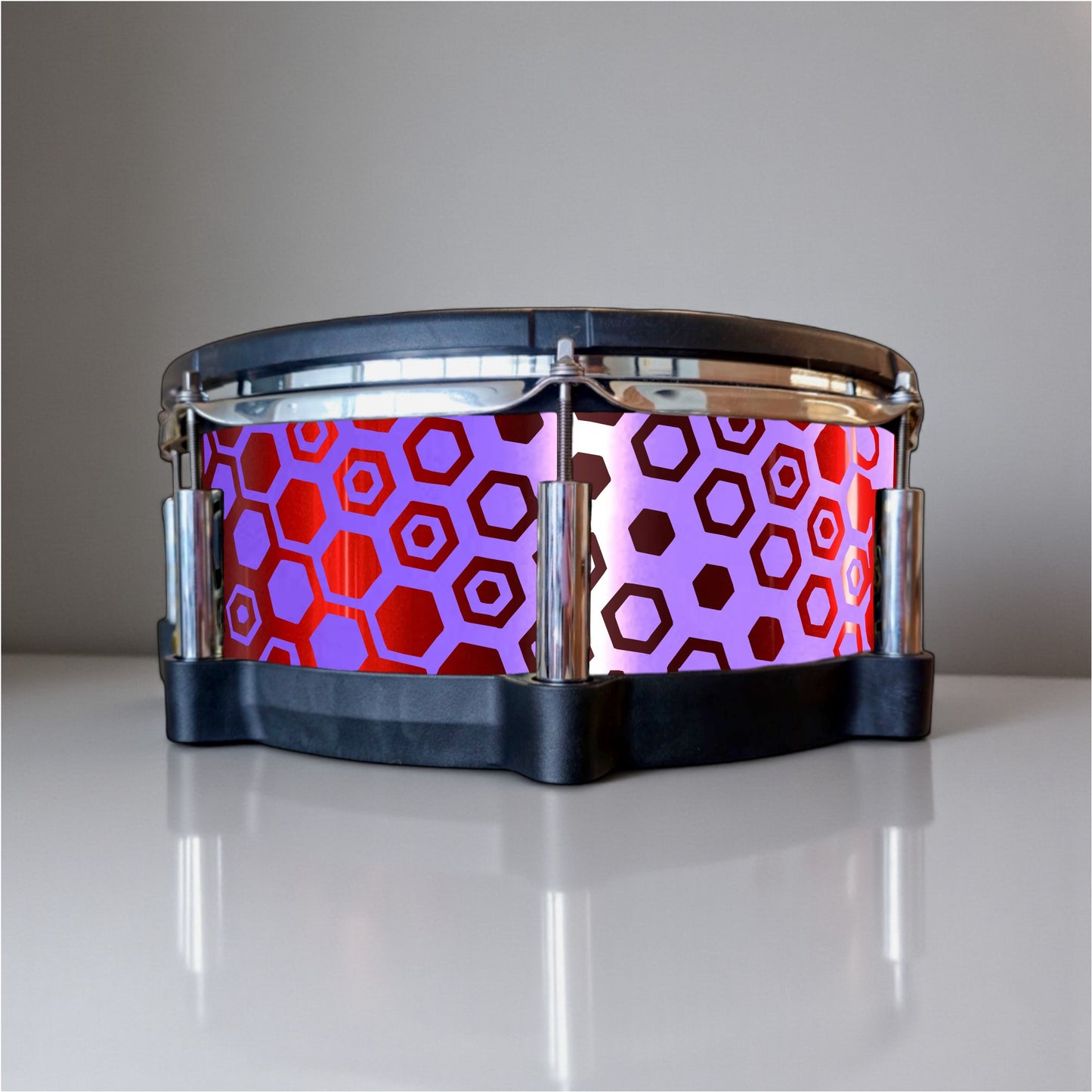 Hexagonal Fade Drum Wrap