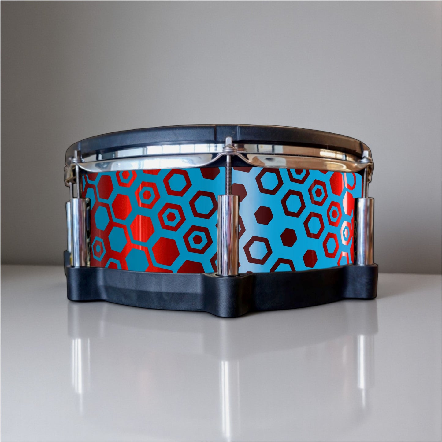 Hexagonal Fade Drum Wrap