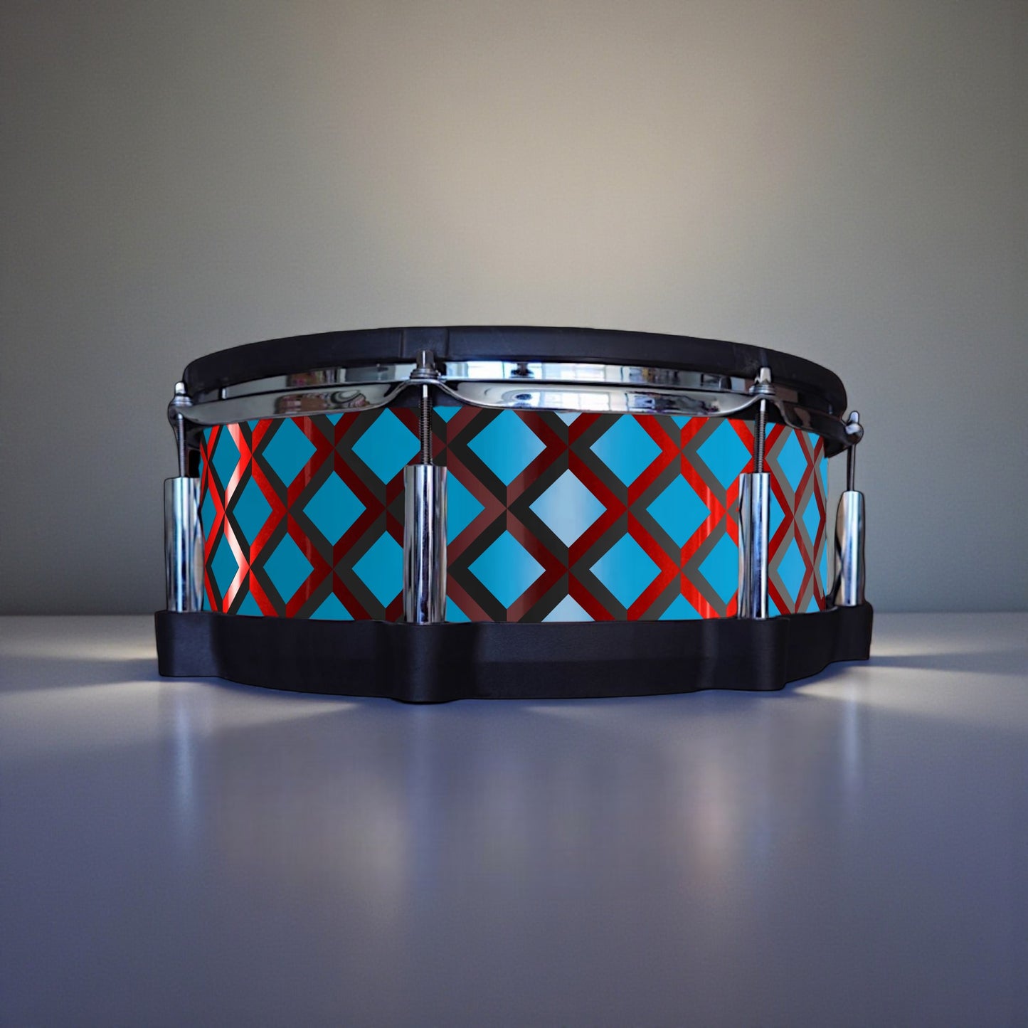 3D Tile Drum Wrap (Black Base)