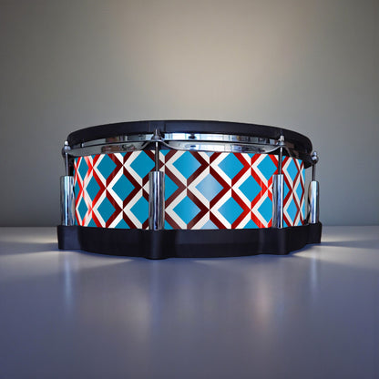 3D Tile Drum Wrap (White Base)