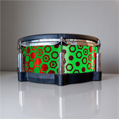 Hexagonal Fade Drum Wrap