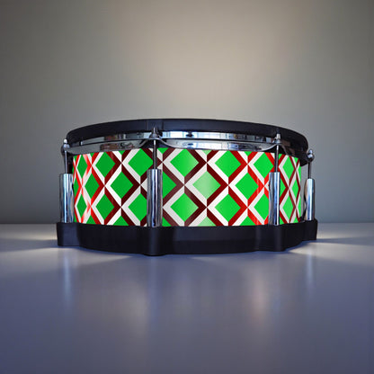 3D Tile Drum Wrap (White Base)