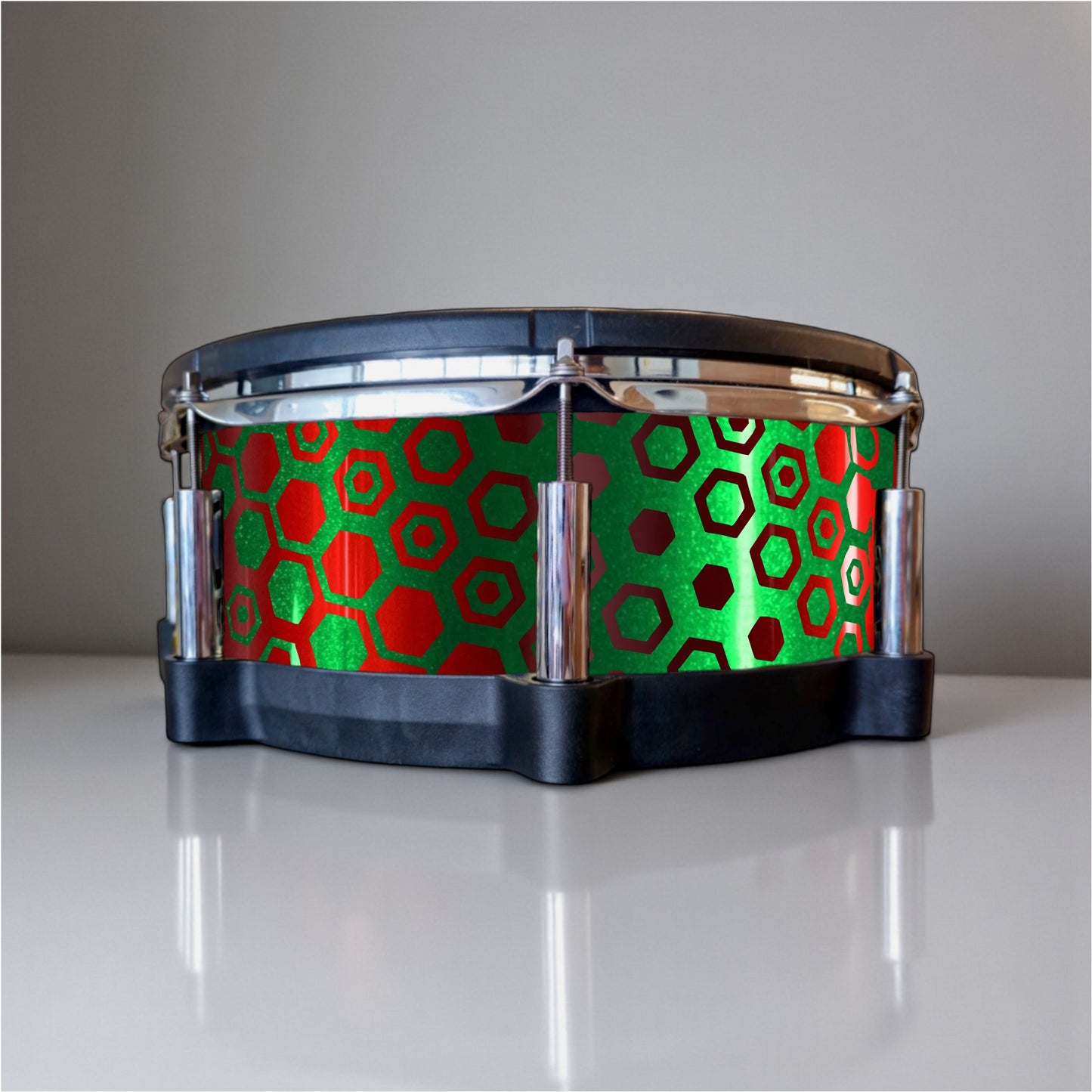 Hexagonal Fade Drum Wrap