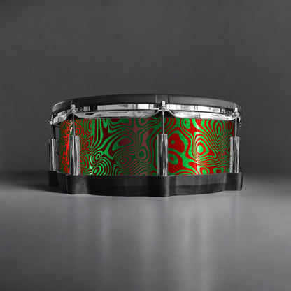 Psychedelic Swirl Drum Wrap