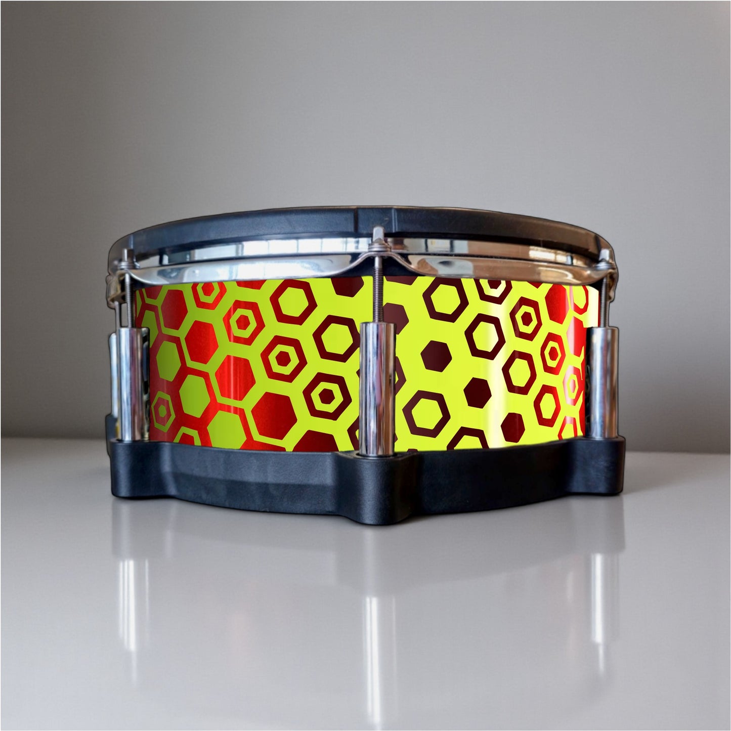 Hexagonal Fade Drum Wrap