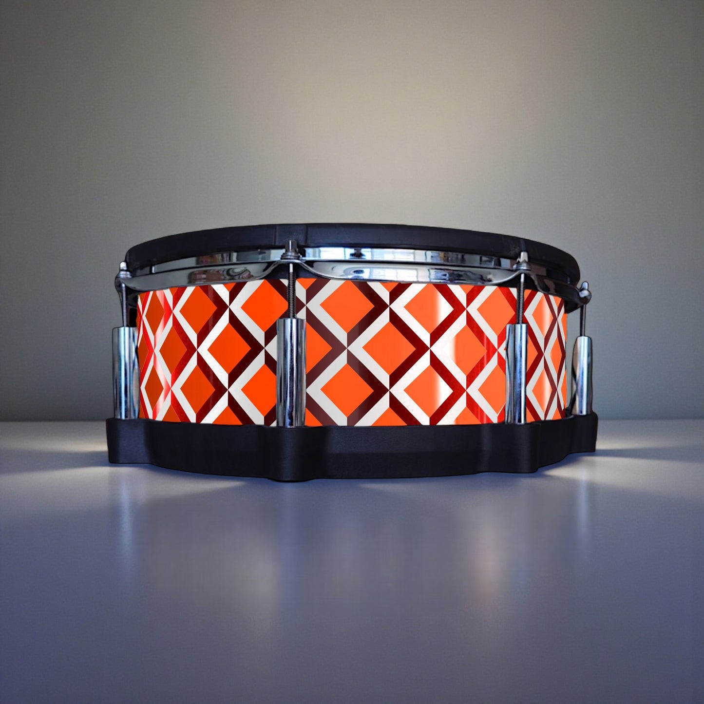 3D Tile Drum Wrap (White Base)