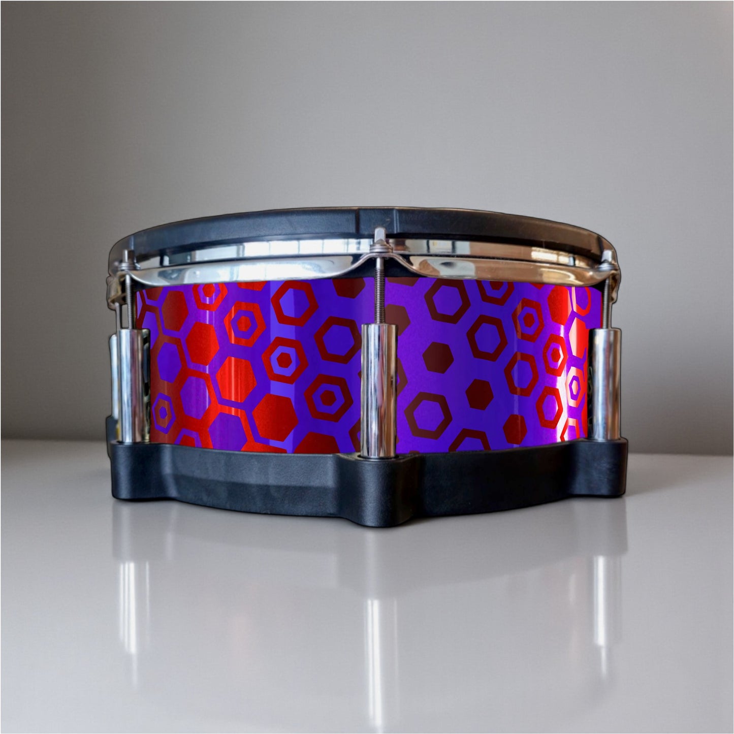 Hexagonal Fade Drum Wrap
